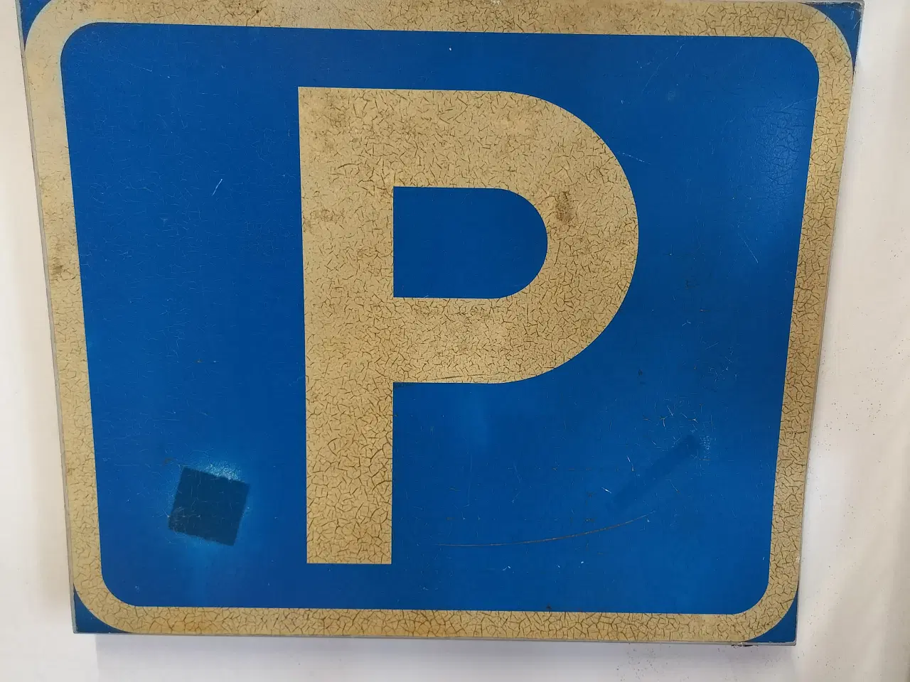 Billede 1 - P skilt i metal 