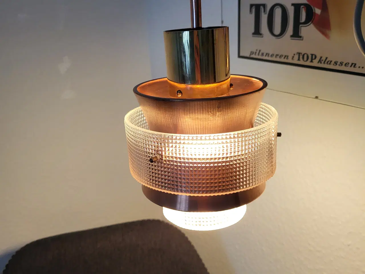 Billede 1 - Retro loftslampe 