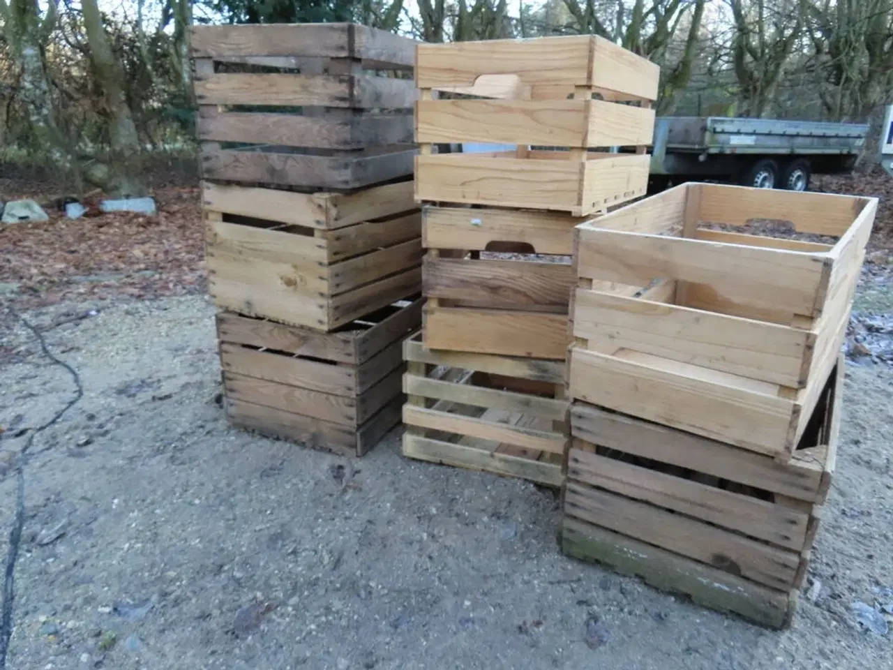 Billede 1 - 8 stk. frugtkasser til dekoration