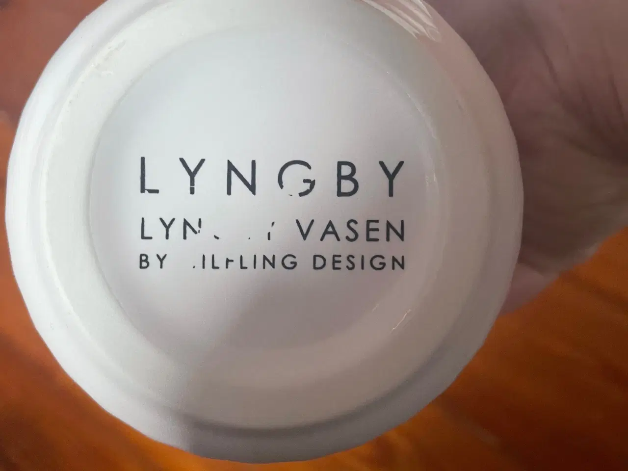 Billede 3 - Lyngby Vase 15 cm i hvid