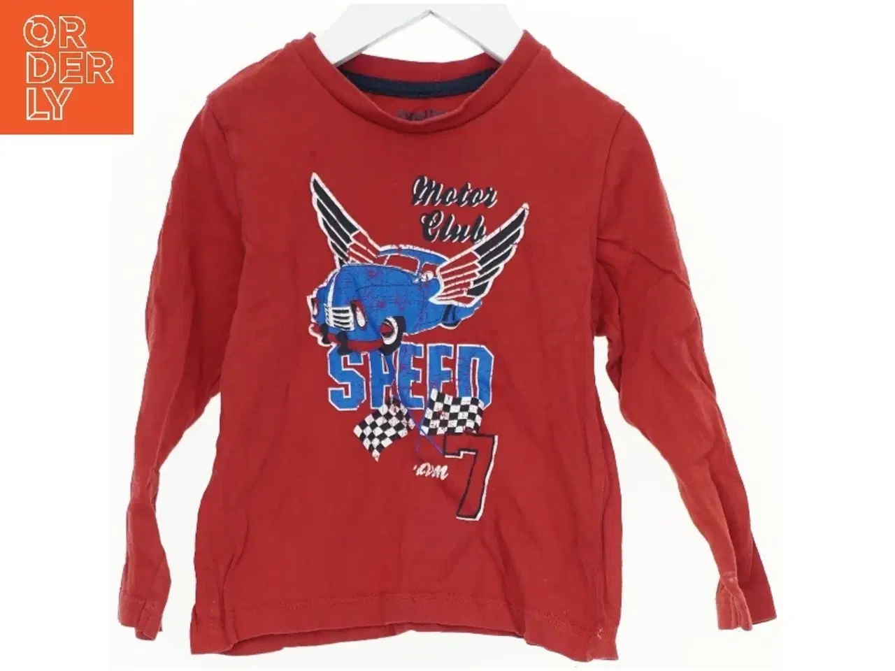 Billede 1 - Langærmet t-shirt med bilmotiv fra Lupilu (str. 104)