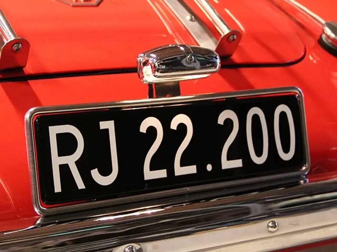 Billede 1 - Nummerpladeramme rustfri stk.