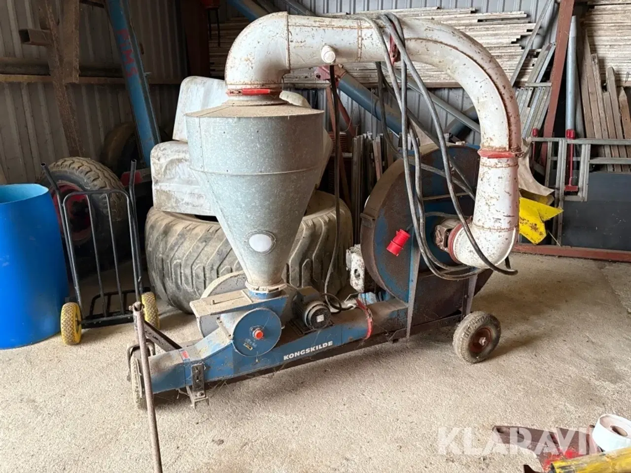 Billede 1 - Suge og trykblæser med selvføder Kongskilde TRL 150 og DA20