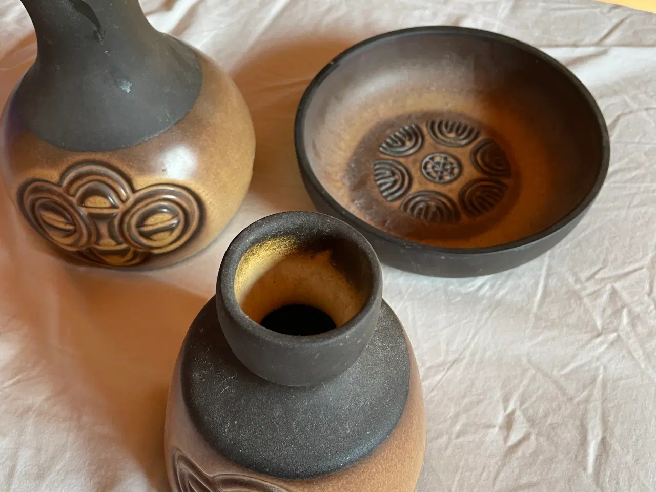 Billede 1 - Keramikvaser og askebæger