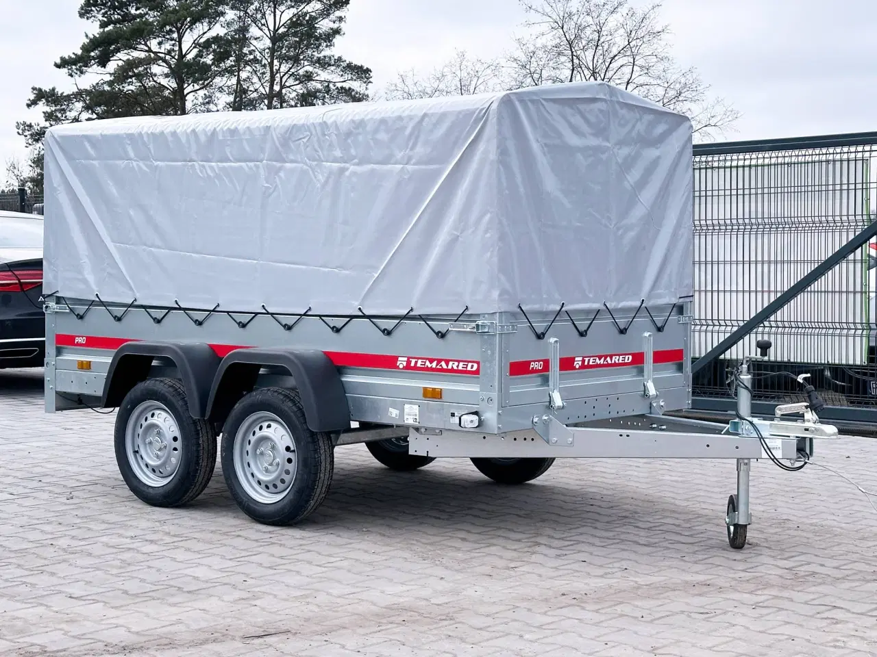 Billede 1 - TEMARED PRO 2612/2 Trailer m/ presenning 110 cm