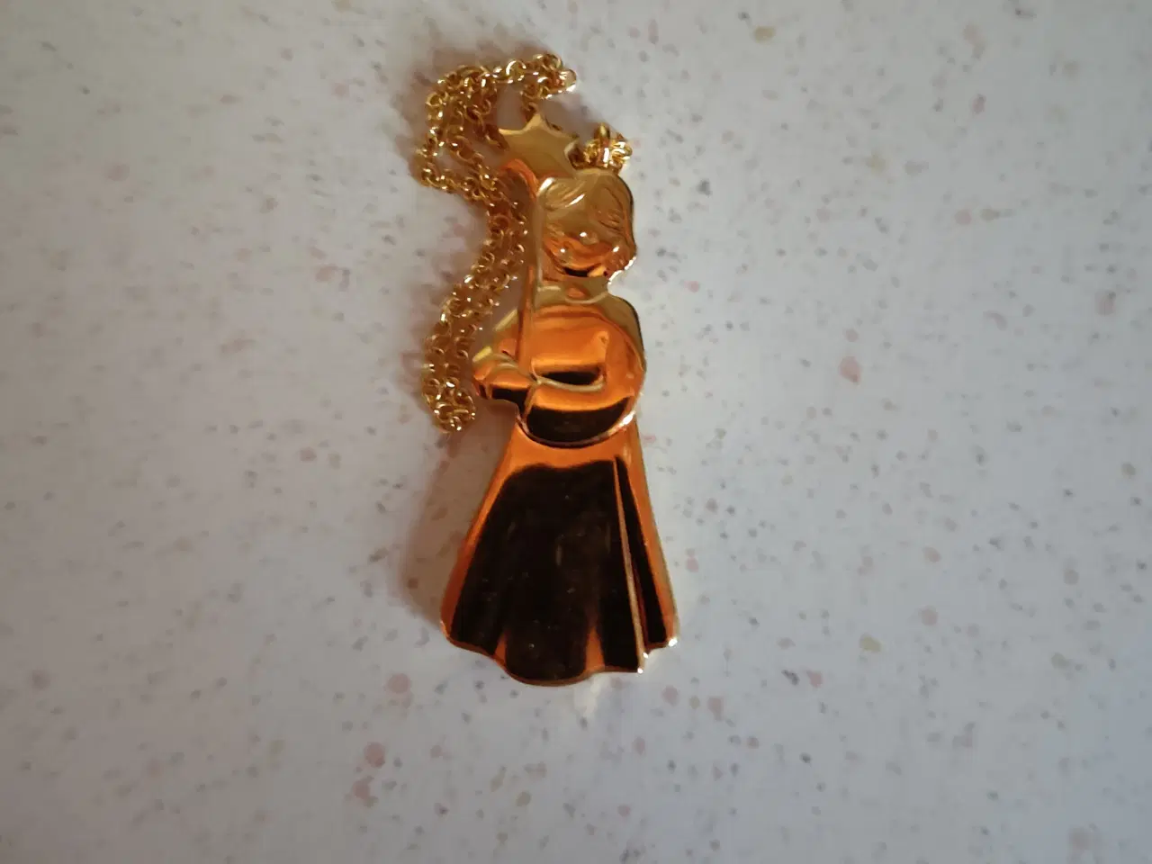 Billede 1 - Georg Jensen Golden Christmas Pige med stjernestav