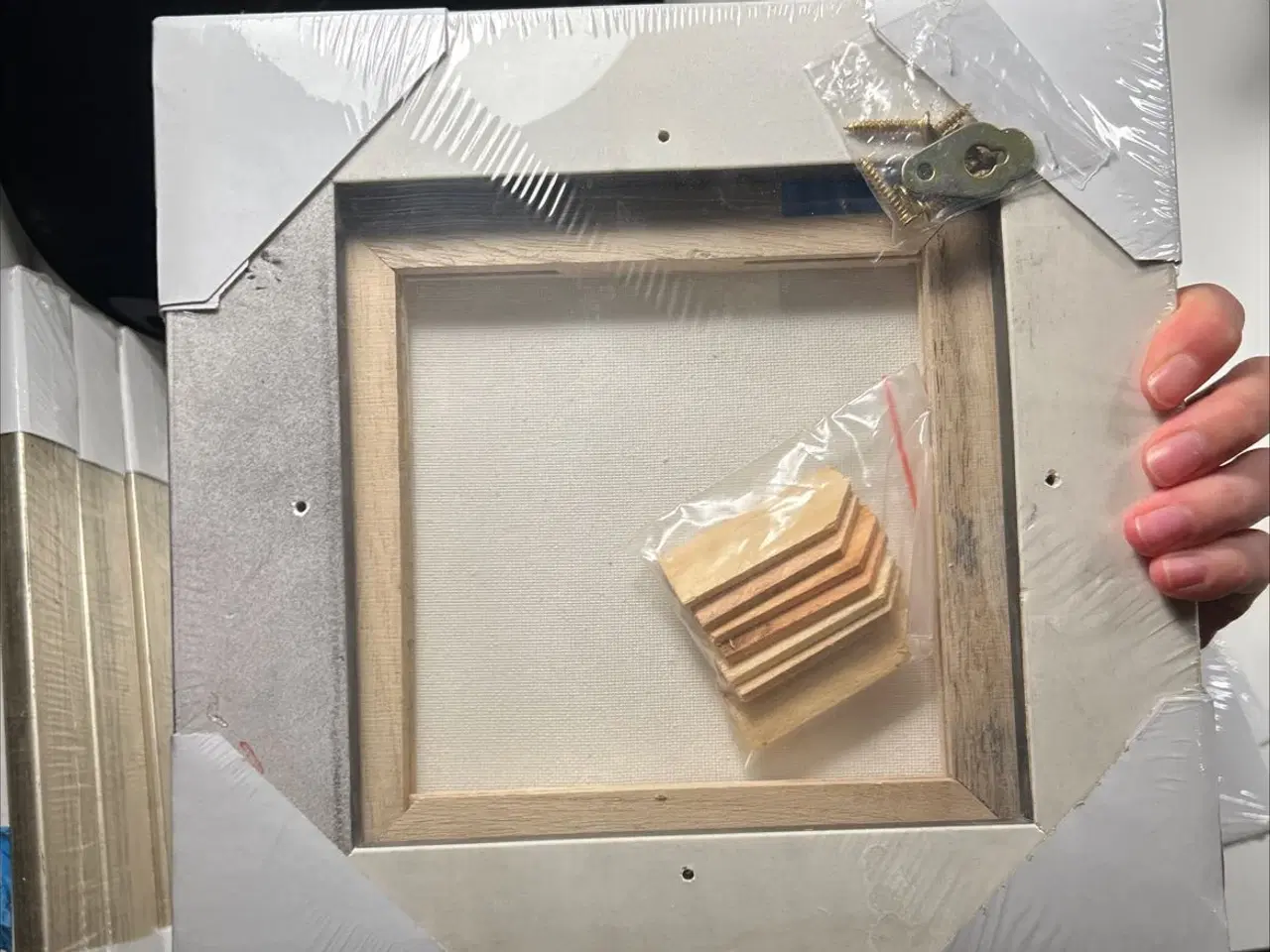 Billede 3 - Helt nye lærreder med svæveramme 20x20