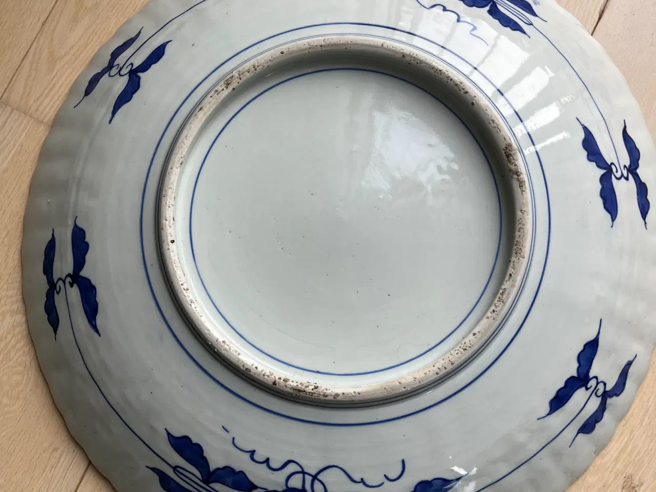 Billede 5 - Antikt japansk Imari-fad – 46,5 cm – perfekt stand