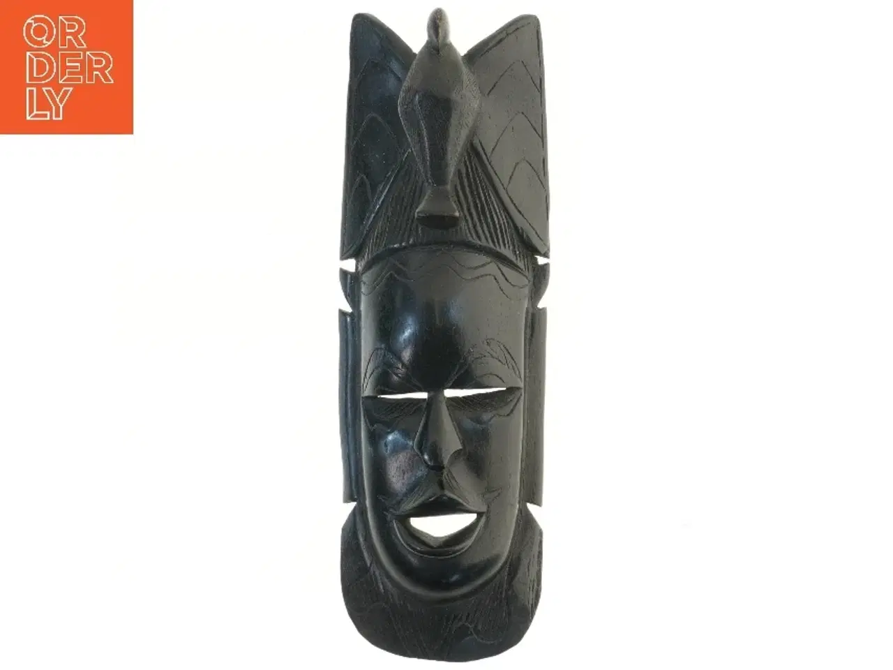 Billede 1 - Træmaske til dekoration (str. 15x45 cm)