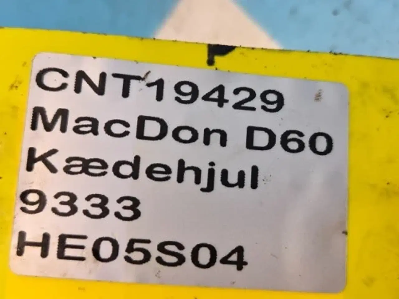 Billede 6 - MacDon D60 Kædehjul 9333