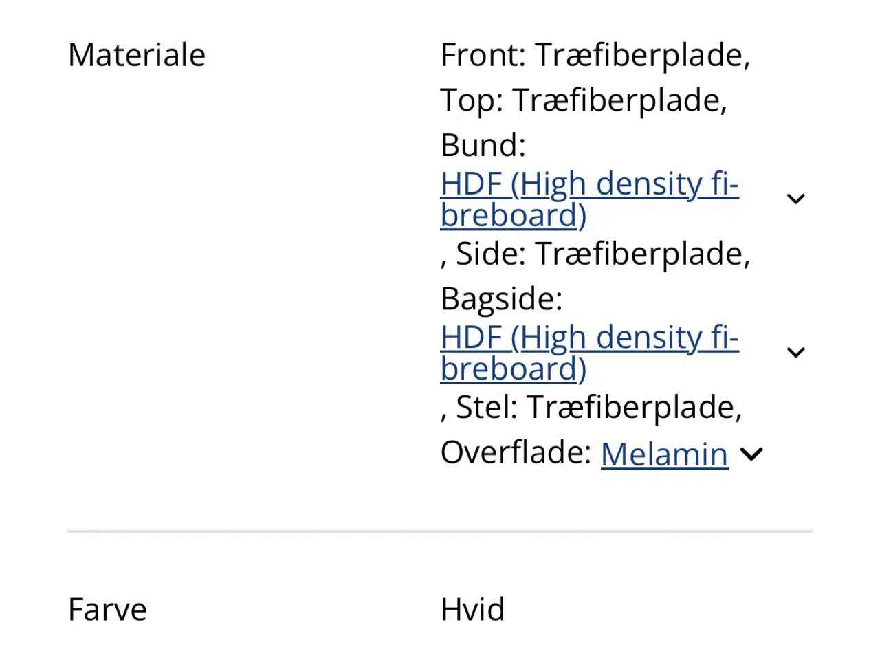 Billede 2 - LIMFJORDEN Kommode LIMFJORDEN 3+3 skuffer hvid