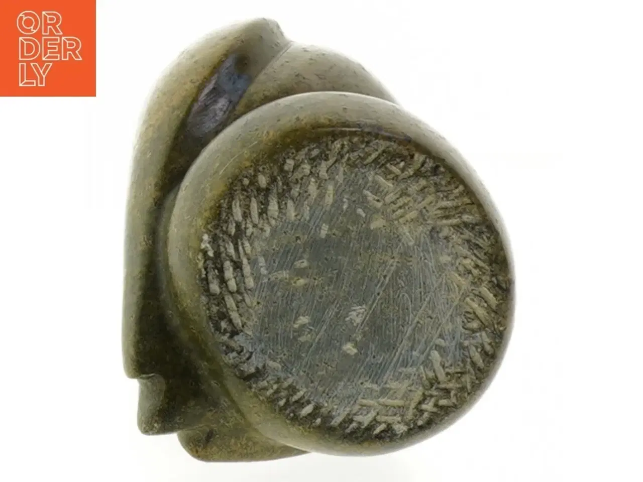 Billede 4 - Fedtsten Skulptur af fugl (str. 22,5 cm)