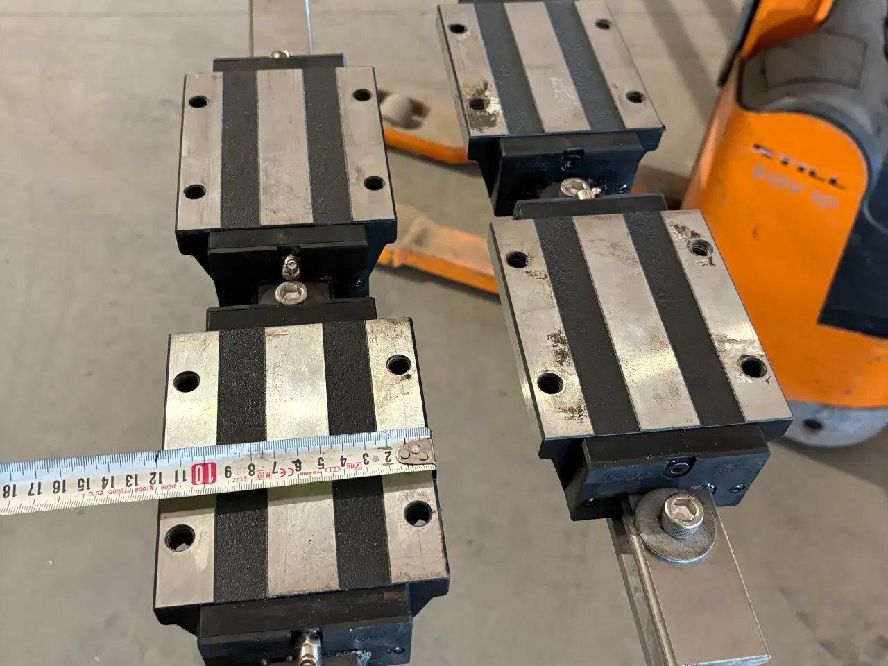 Billede 5 - 4000mm lineære føringer med vogne 