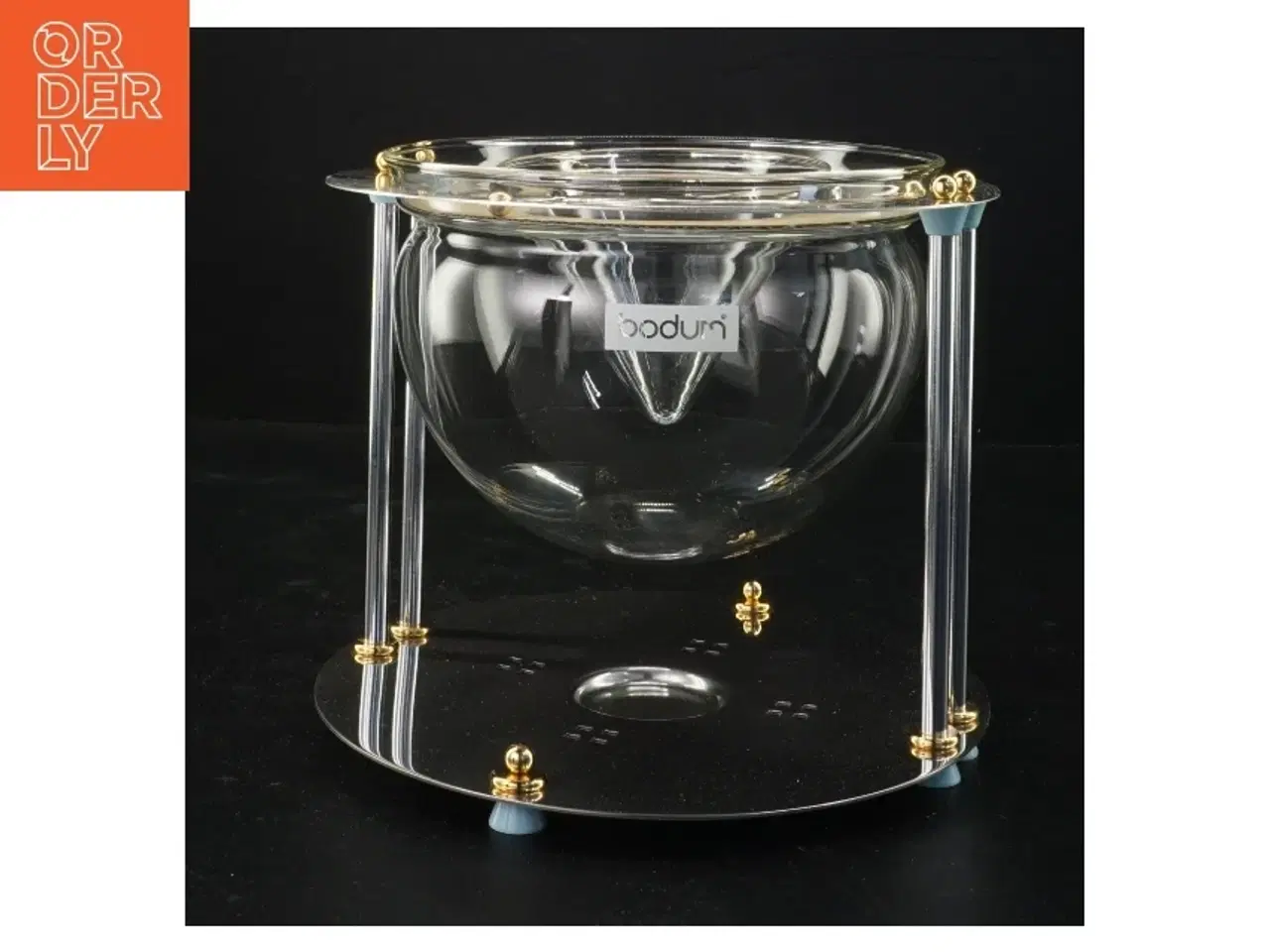 Billede 1 - Bodum glas servering skål med stativ fra Bodum (str. Diameter, 20 cm h 18 cm)