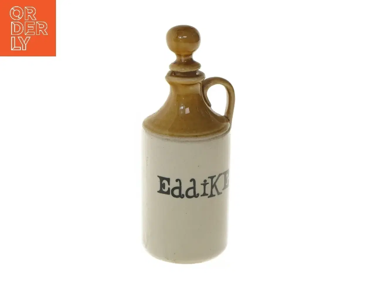 Billede 1 - Keramikflaske med låg (str. 16 cm)