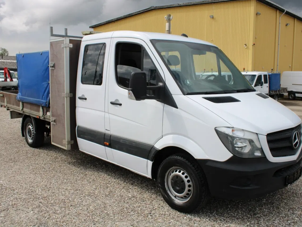 Billede 2 - Mercedes Sprinter 316 2,2 CDi R3 Mandskabsvogn m/lad