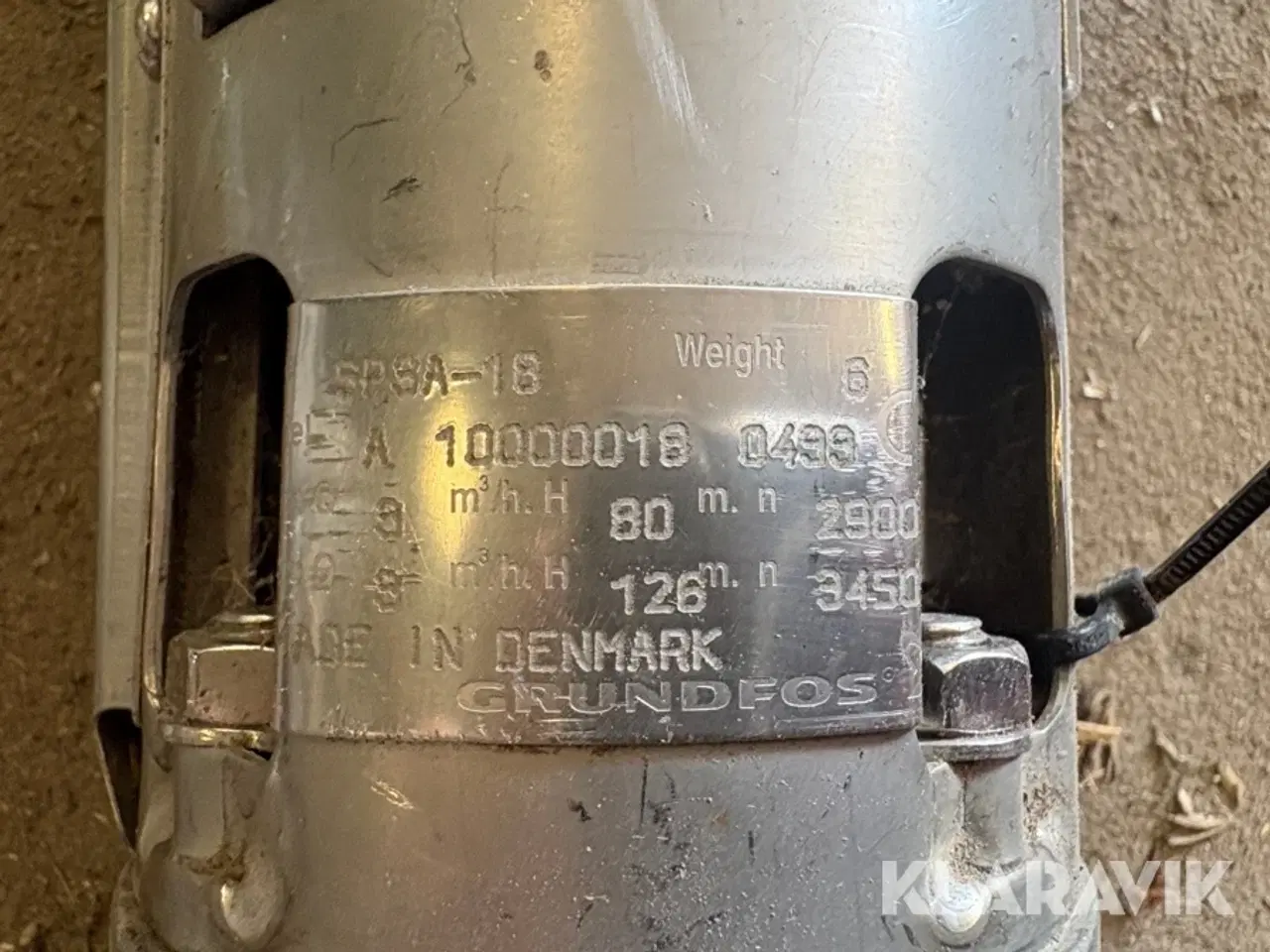 Billede 11 - Dykpumpe Grundfos SP3A—18 & MS402