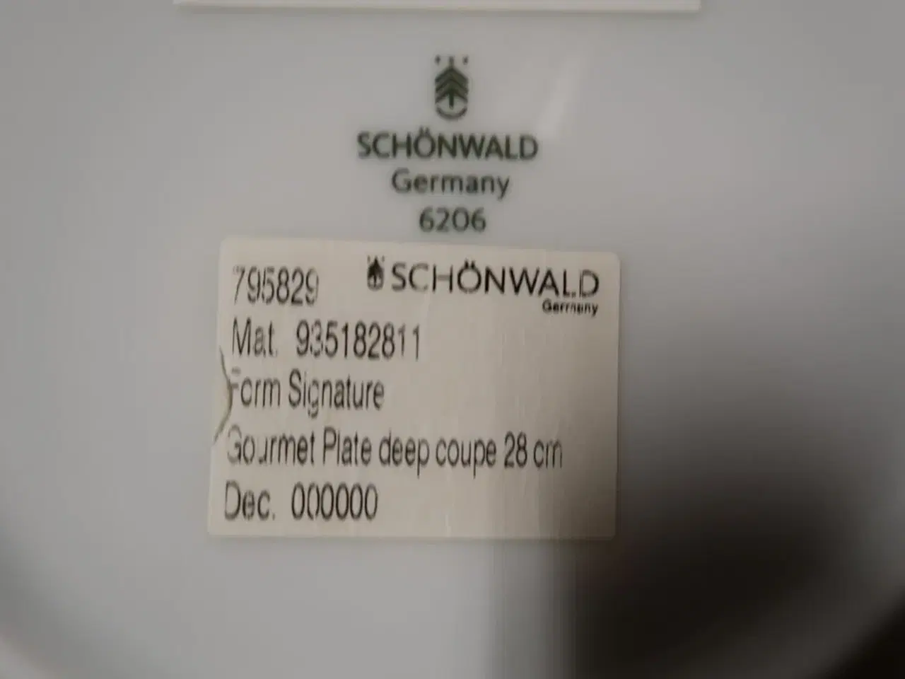 Billede 2 - 2 stk. Tallerken gourmet Signature 280 mm Schönwald