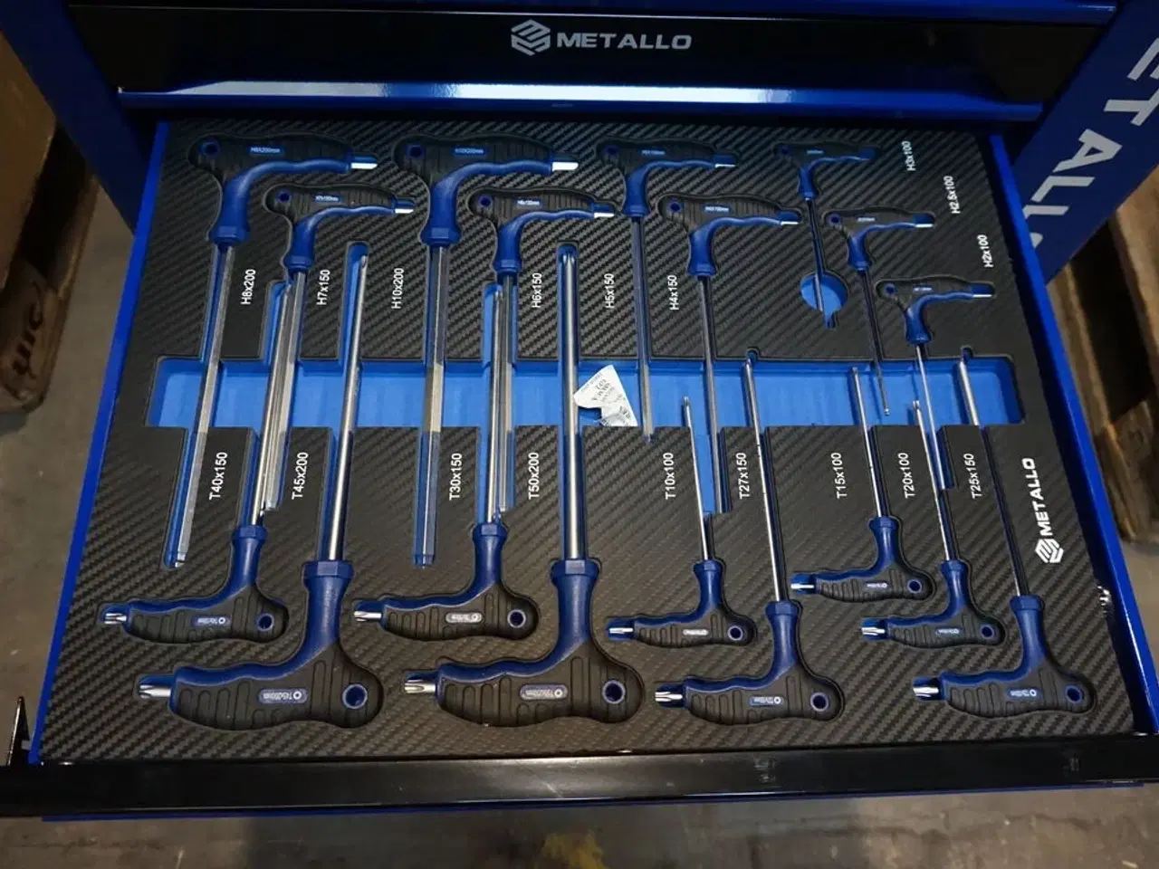 Billede 7 - Metallo Værktøjsvogn XXL med værktøj og 7 skuffer og skab