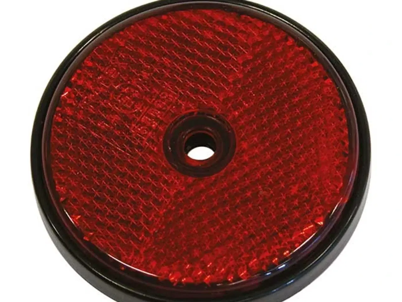 Billede 1 - Refleks rund rød diameter 68mm 2stk