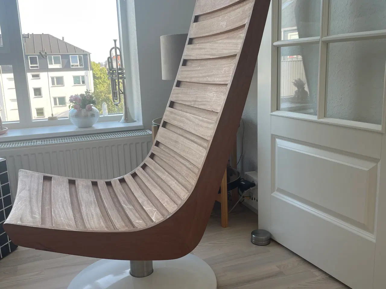 Billede 10 - Maritim lænestol teaktræ/glasfiber/rustfri stål 