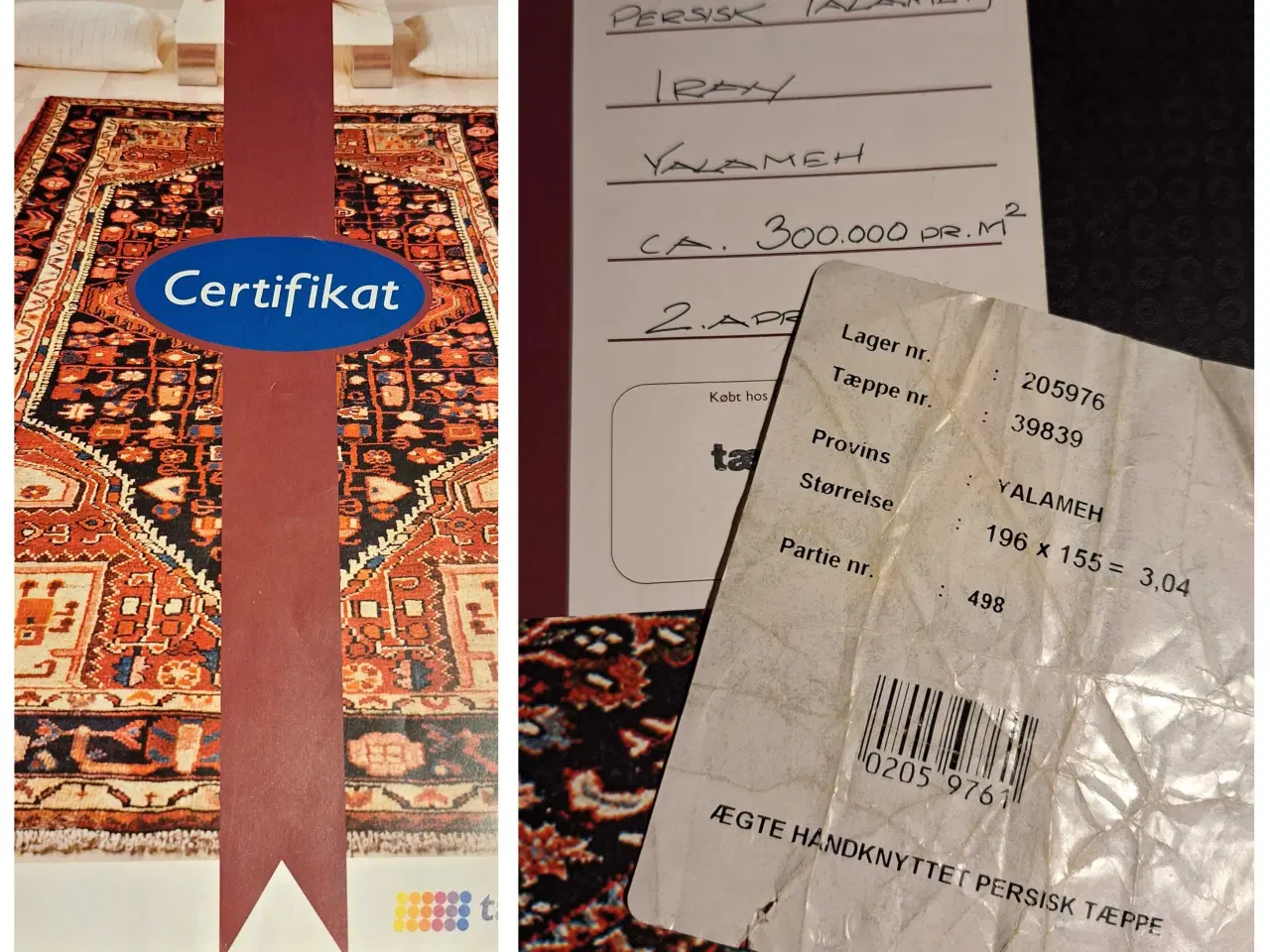 Billede 8 - Ægte håndknyttet persisk tæppe