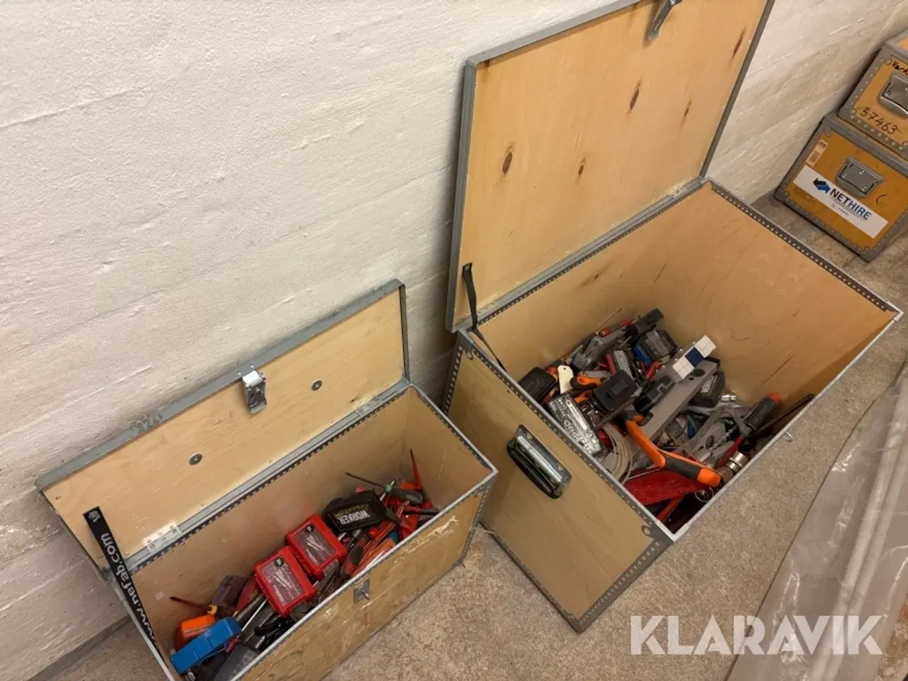 Billede 1 - Kasser med værktøj - 2 styk