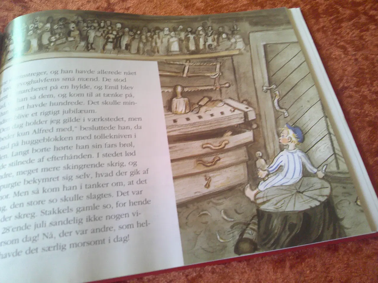 Billede 4 - Emils store billedbog, Astrid Lindgren,