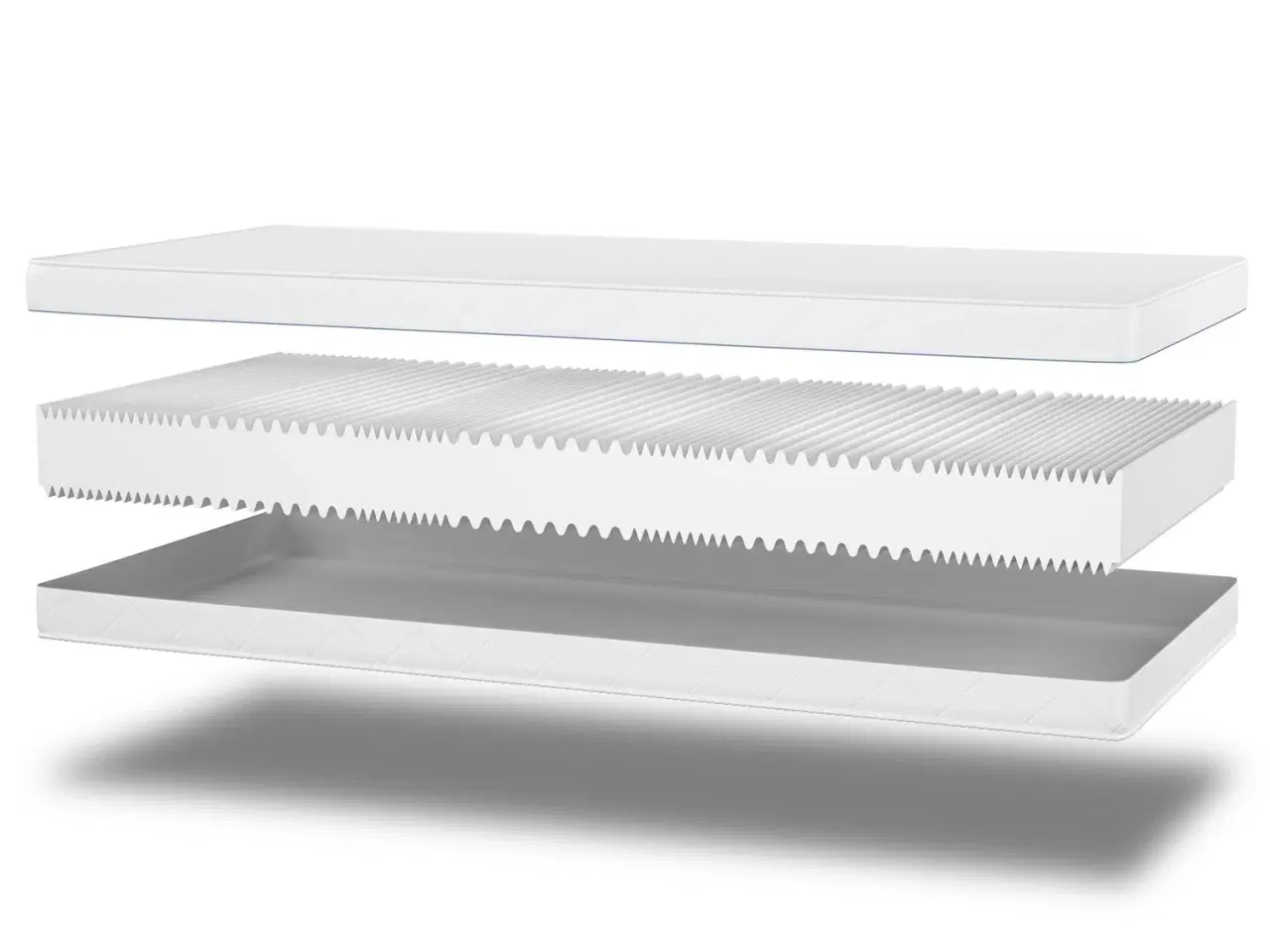 Billede 4 - Supportho Skummadras 18cm Hvid
