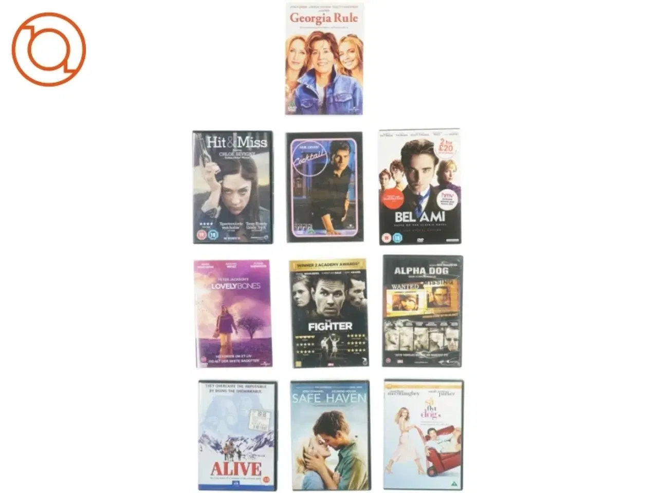 Billede 1 - Blandede film (10 stk) fra DVD