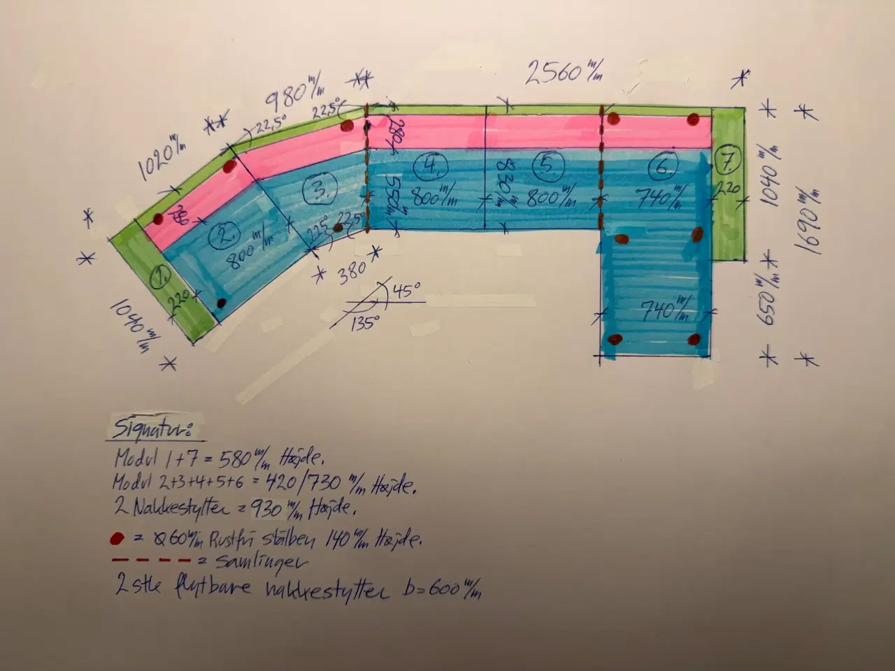Billede 2 - Mogens Hansen sofa med chaiselong i sort læder
