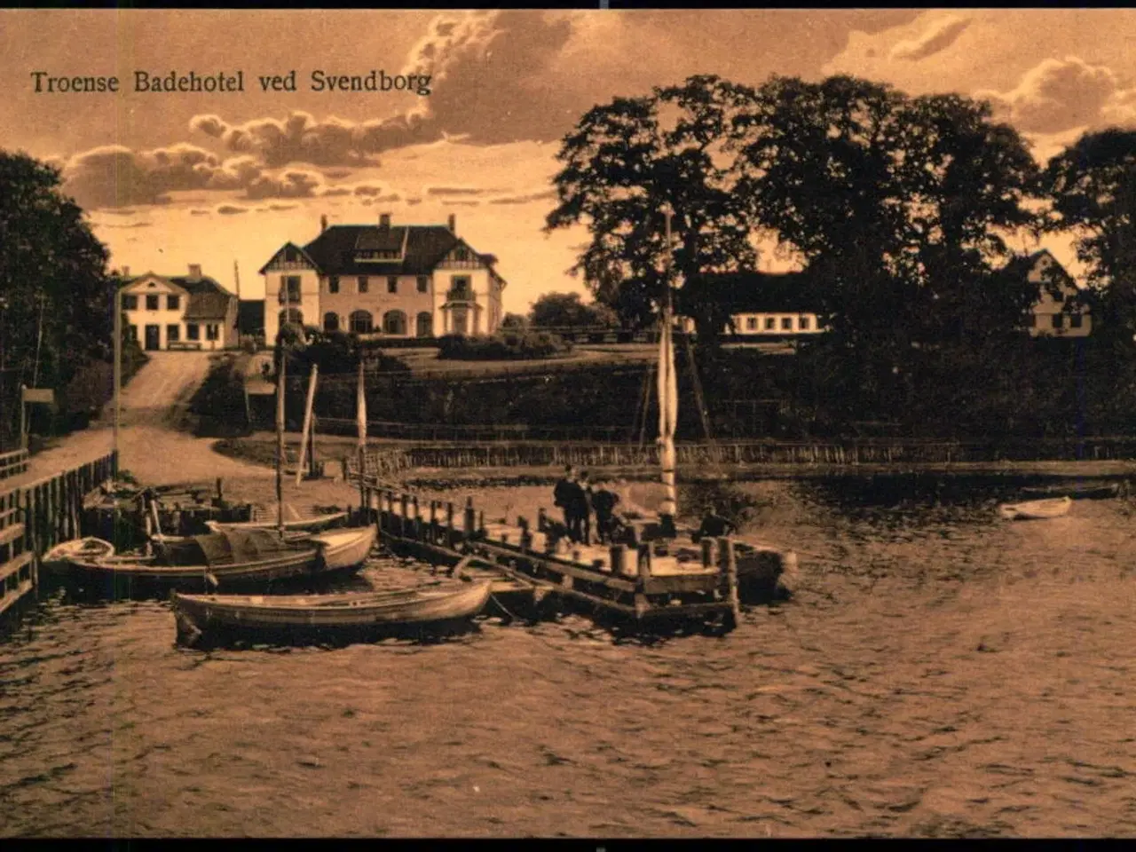 Billede 1 - Troense Badehotel ved Svendborg - Johs. Broersens Forlag 196 - Ubrugt