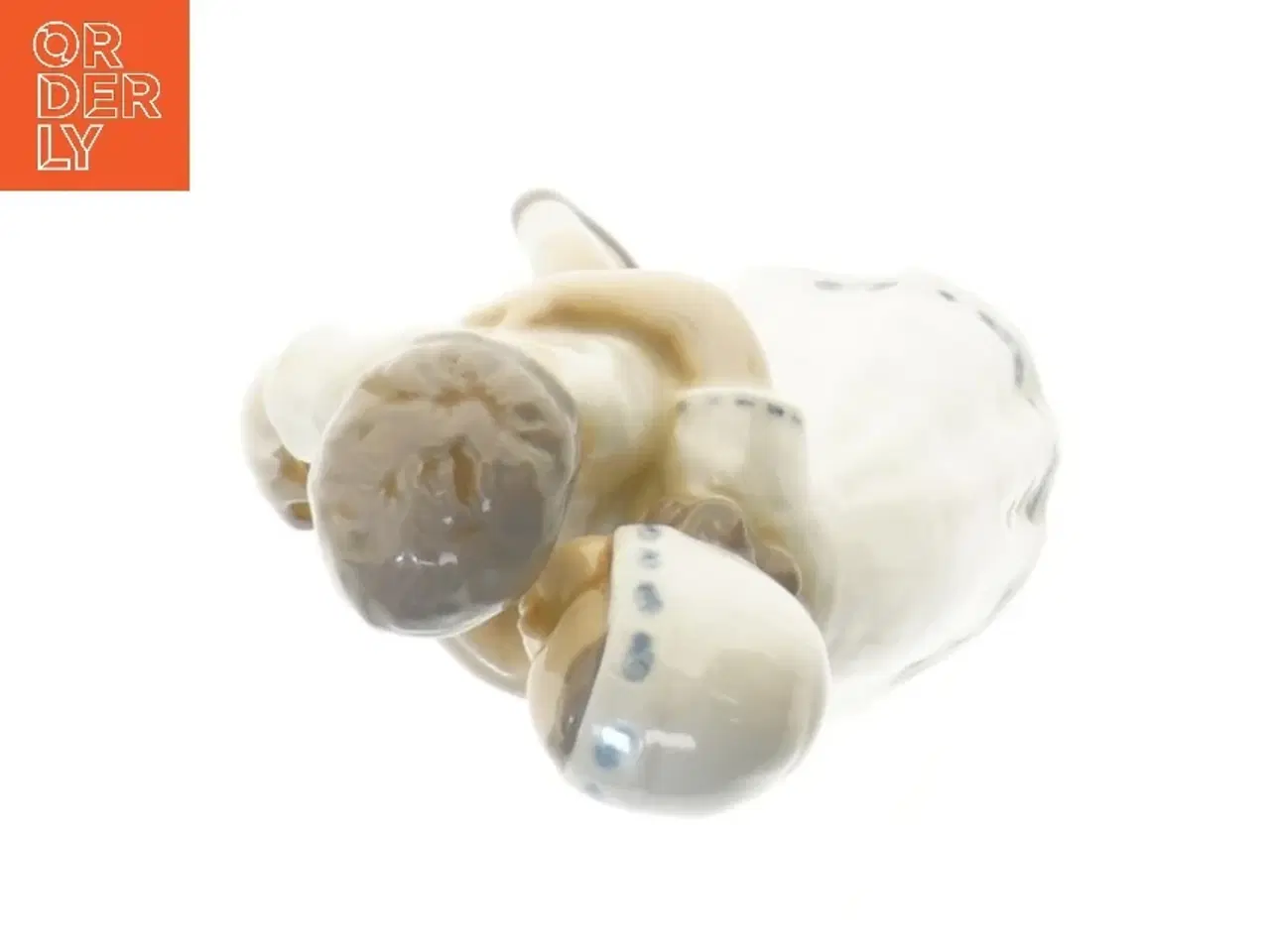 Billede 2 - Porcelænsfigur af kysset børn fra B&G (str. 18 cm)