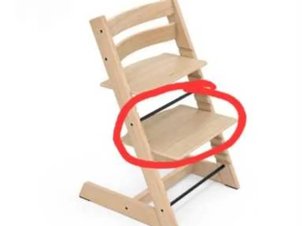 Billede 3 - Stokke plade til højstol 