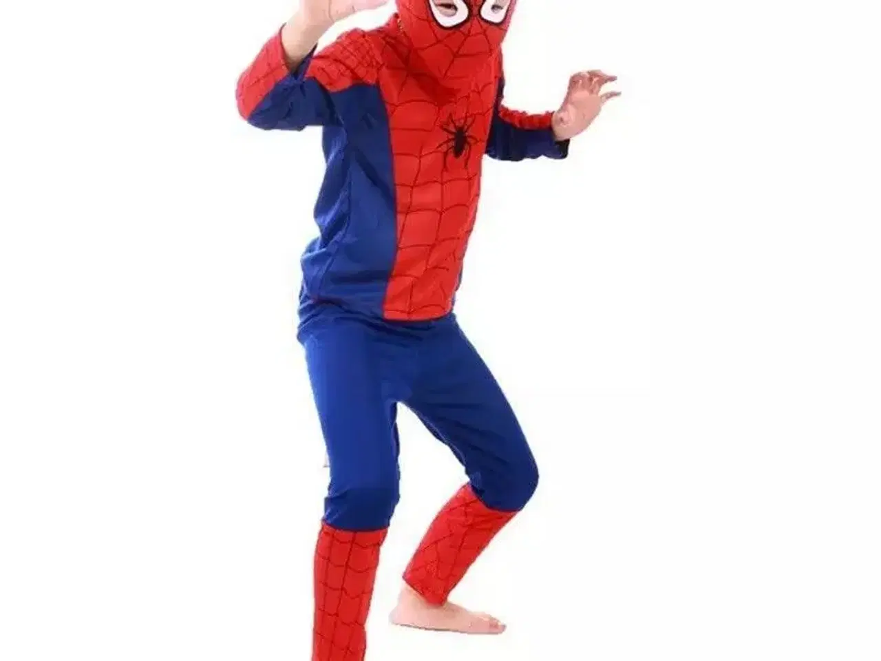 Billede 9 - Spiderman dragt str. 104 NY kostume med Spiderman 