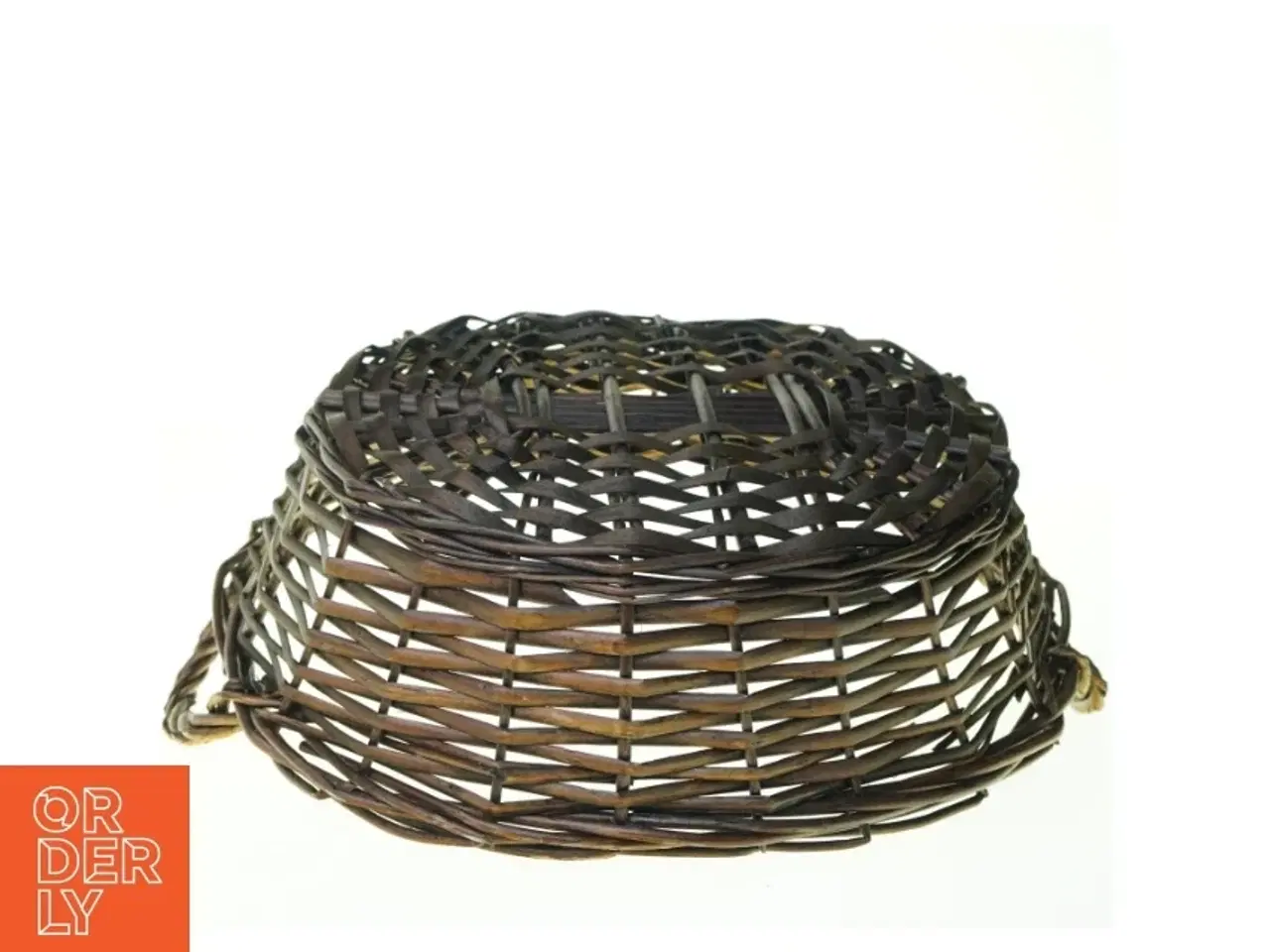 Billede 3 - Oval Flettet Pile Kurv (str. 32 x 44 cm)
