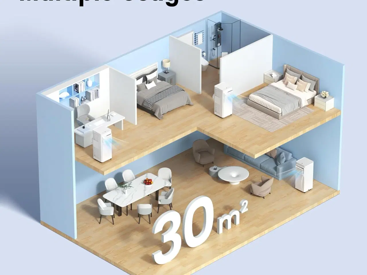 Billede 11 - Comfee Breezy Cool Pro 2.6 Mobile Air Conditioner