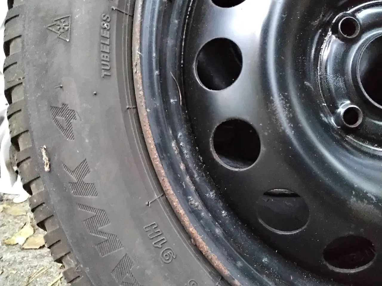 Billede 4 - Vinterhjul med TPMS , gode dæk