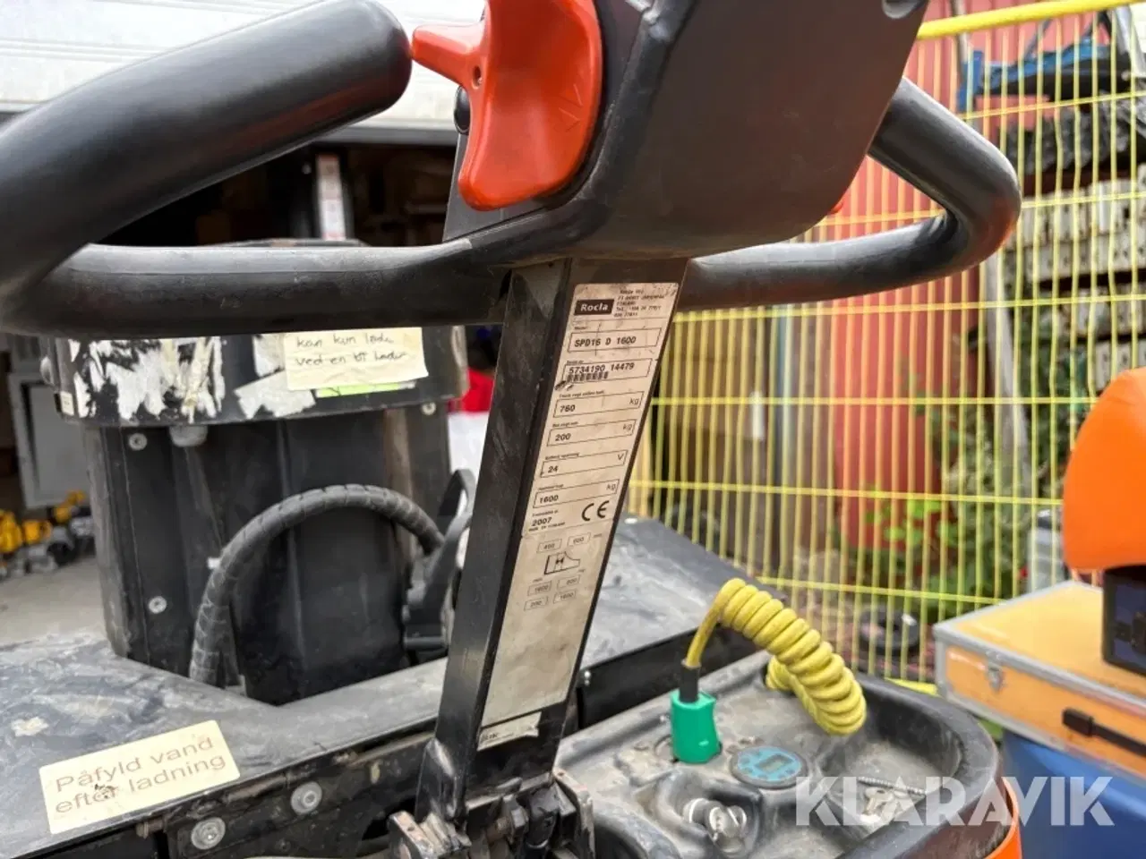 Billede 11 - Elektrisk palleløfter Rocla SPD16 D 1600