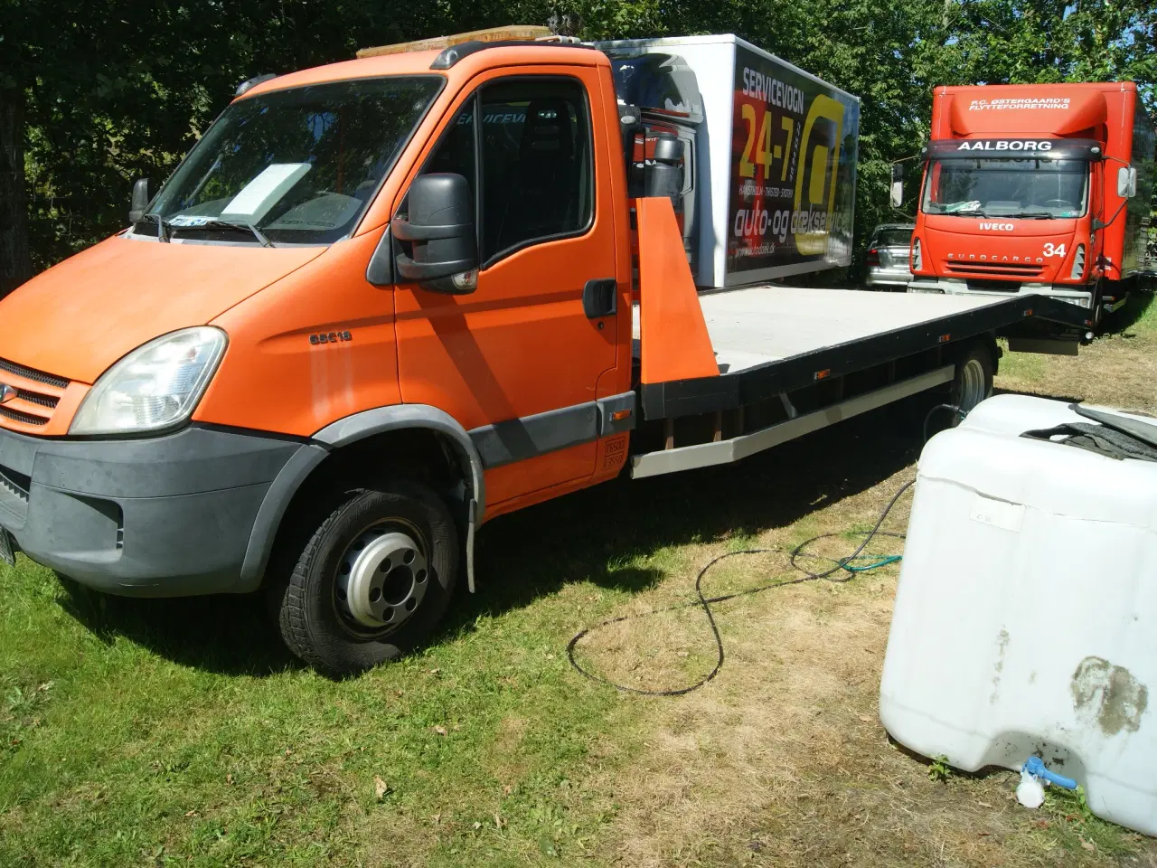 Billede 1 - 6,5 Tons Autotransporter + Moms.  Med spil, start
