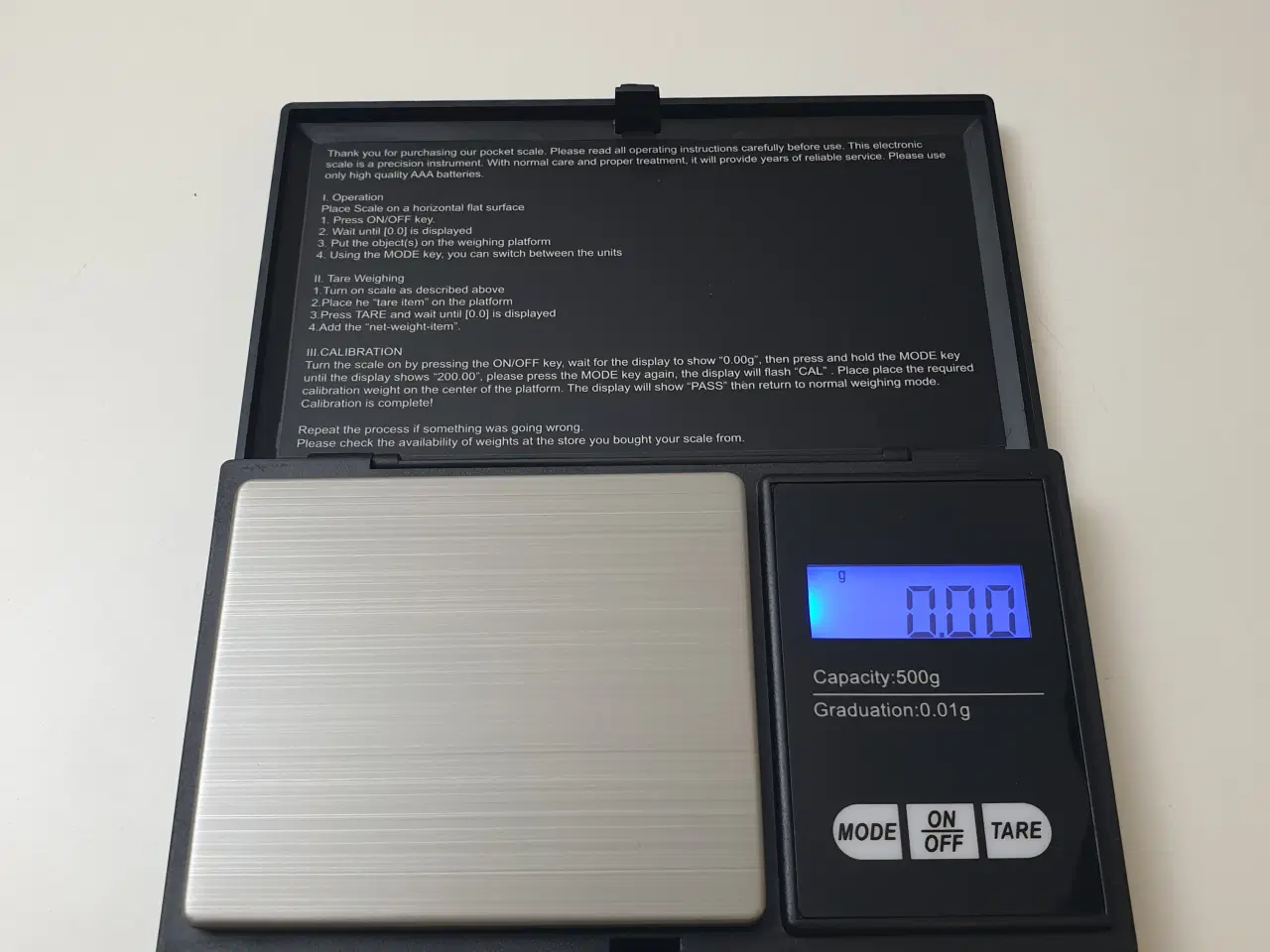 Billede 6 - NY! 500g x 0.01g Lommevægt / Finvægt / Scale