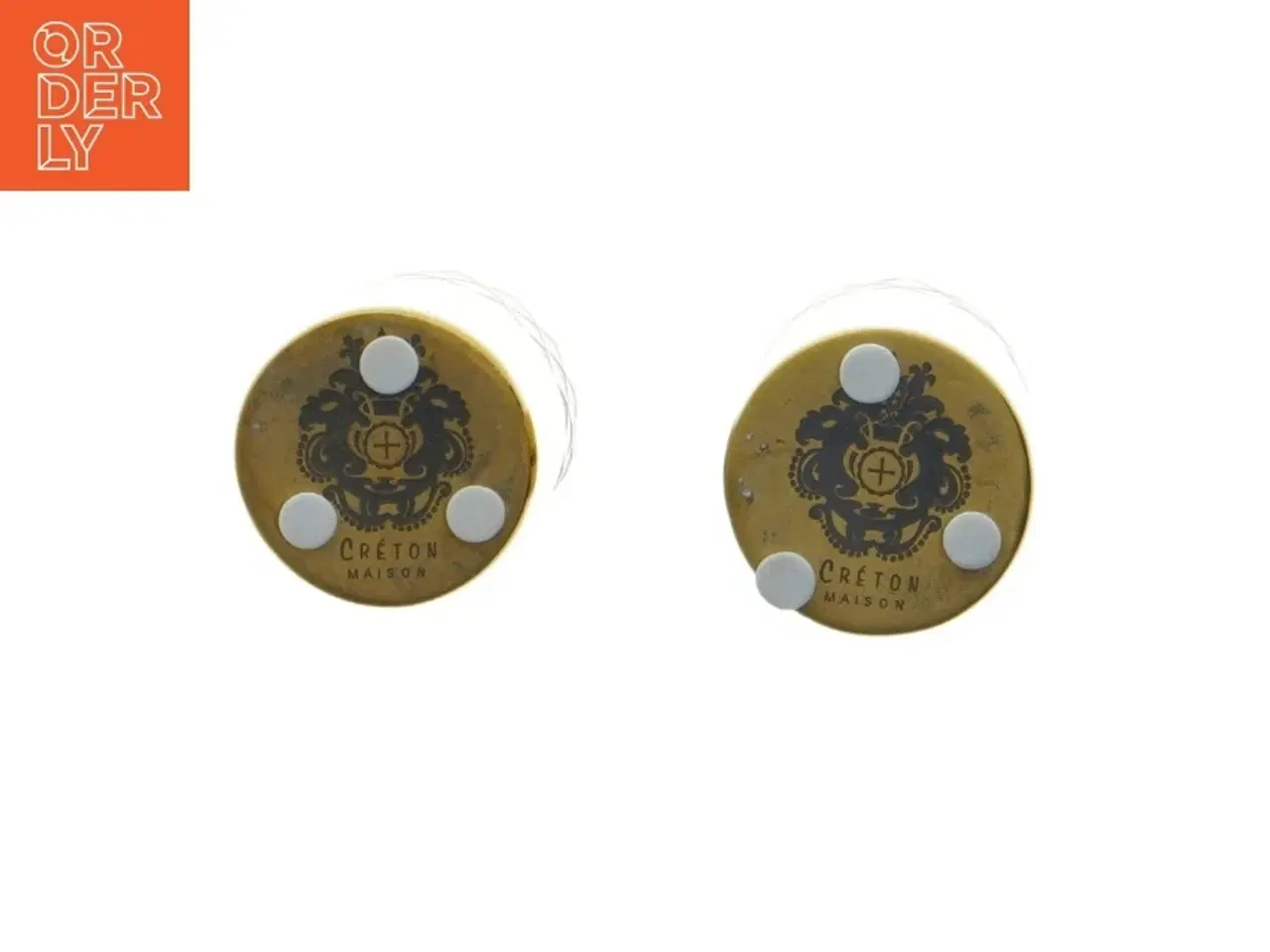 Billede 2 - Creton Maison lysestager fra Creton (str. Ø. 4 cm. længde. 13 cm. og. 10,5 cm)