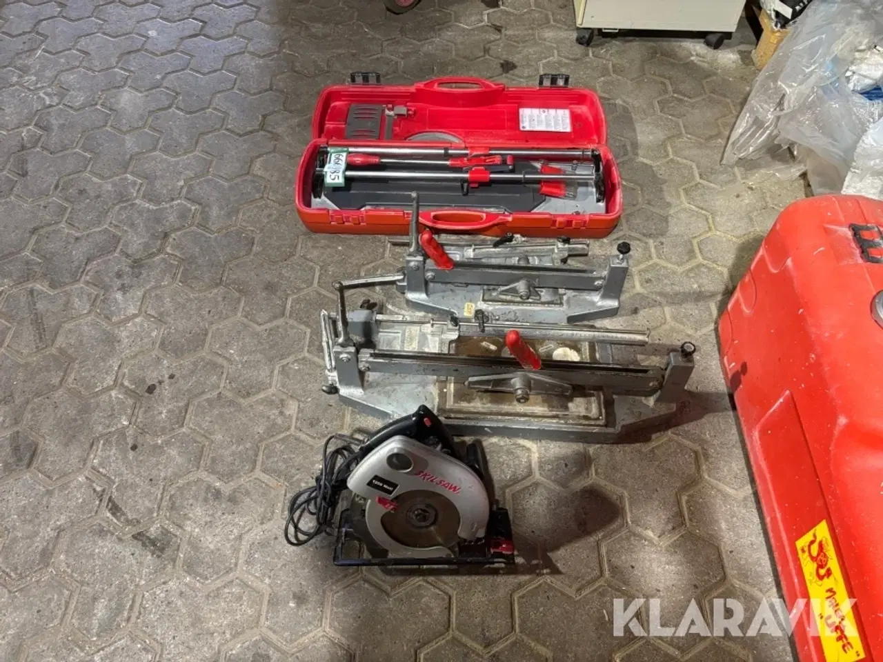 Billede 5 - Fliseskærer + rundsav Robi/Montolit/Skilsaw 3 styk