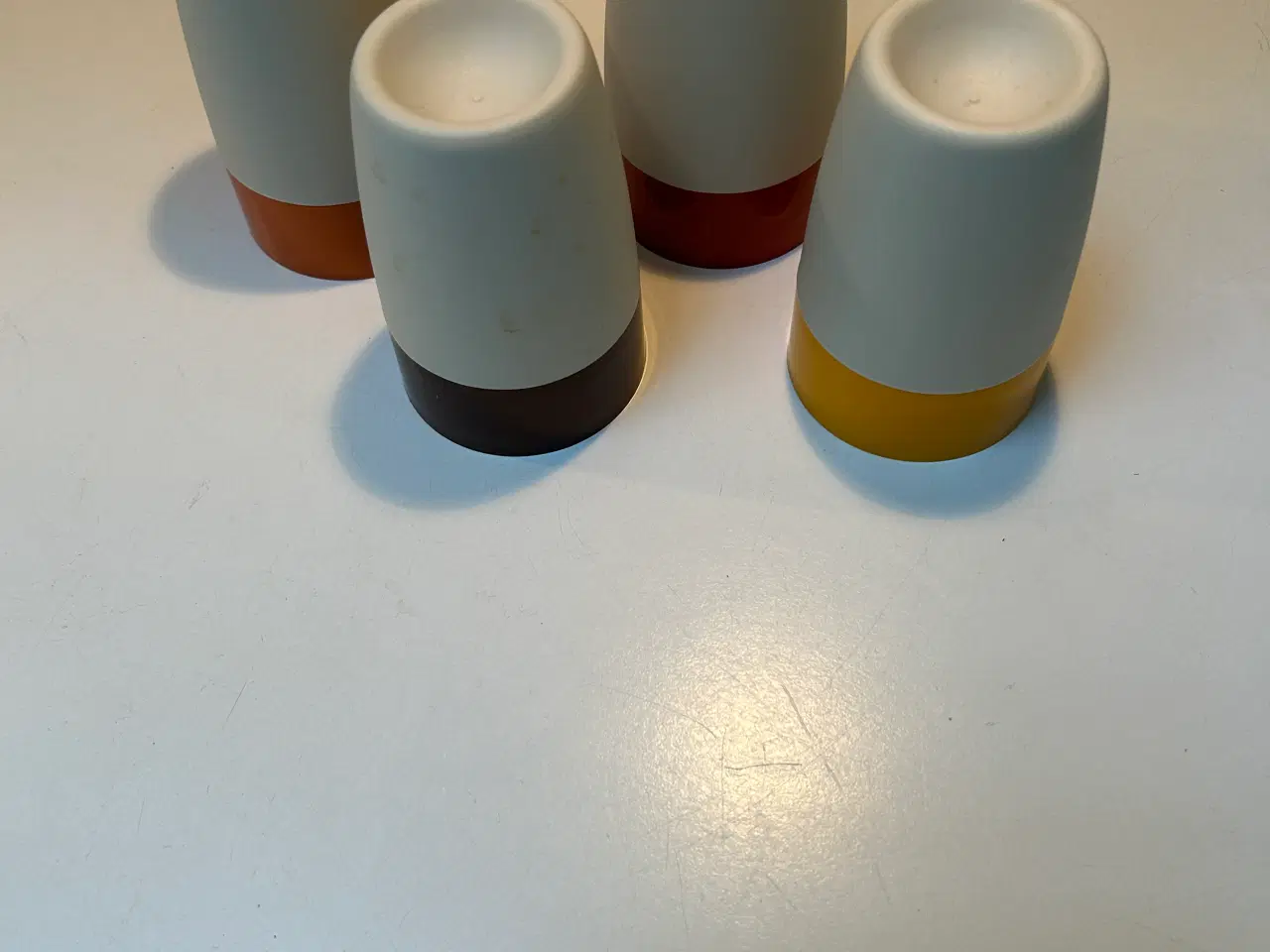 Billede 2 - 4 stk. Æggebægre fra Tupperware Vintage
