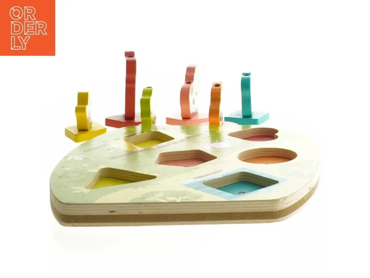 Billede 3 - Træpuslespil med lyd til børn fra Hape (str. 22x20,5 cm)