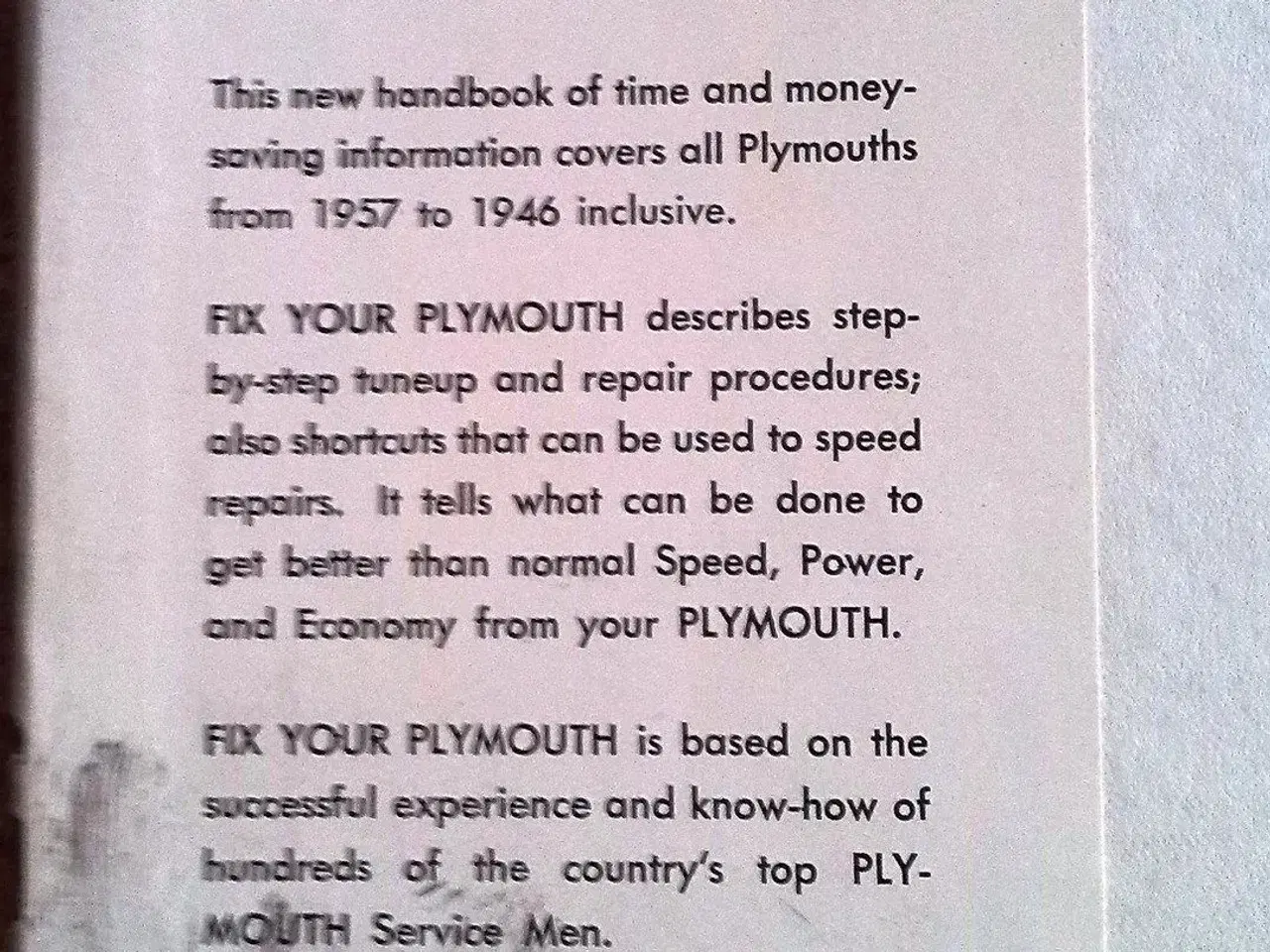 Billede 2 - Fix your Plymouth.