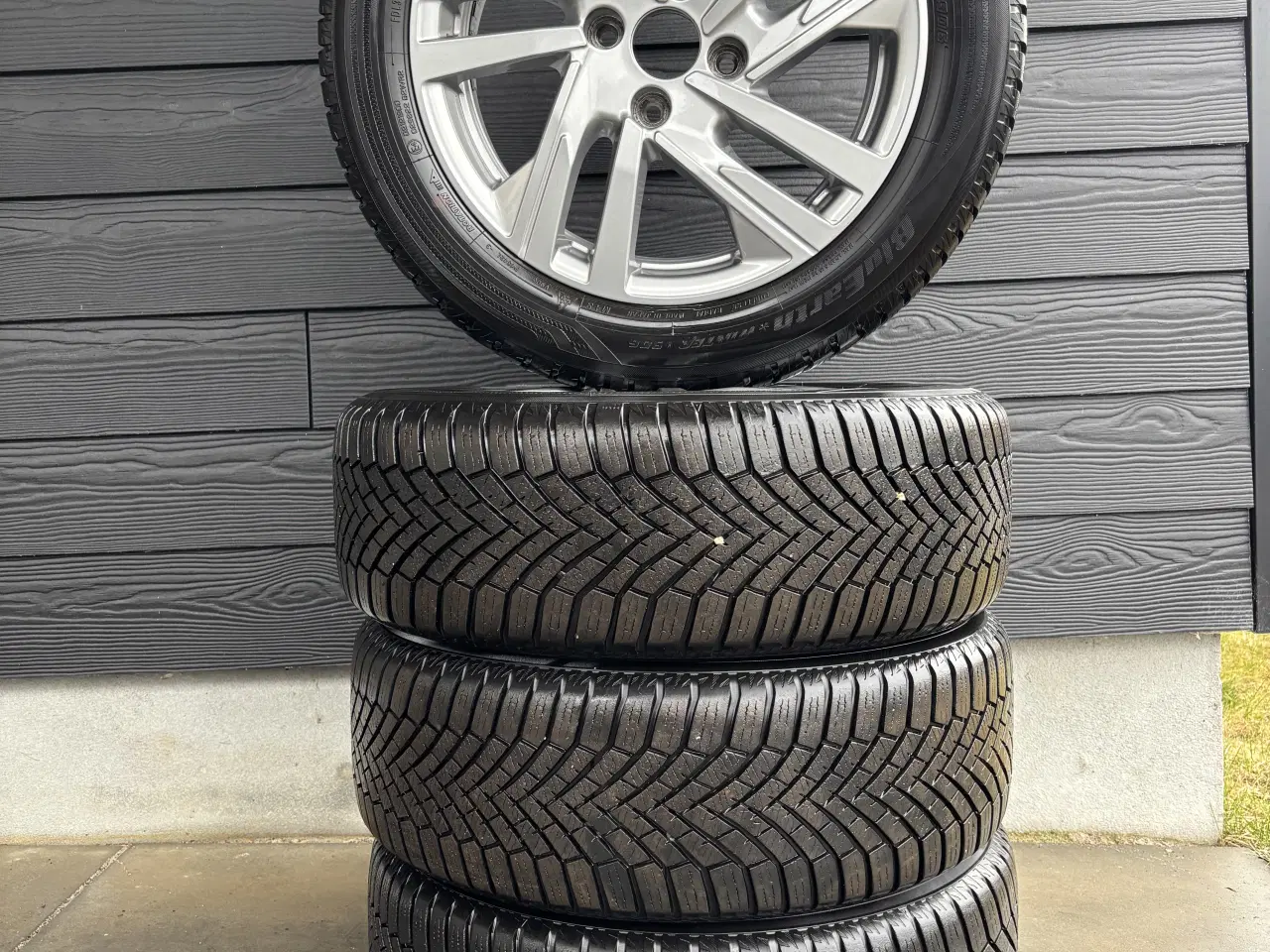 Billede 1 - Originale Peugeot alufælge med vinterdæk 16 tommer