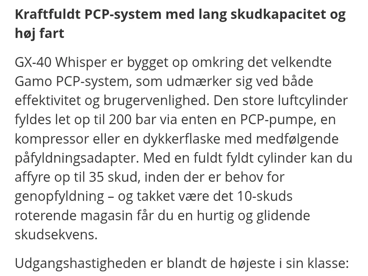 Billede 2 - Luftgevær gamo gx40 whisper pcp