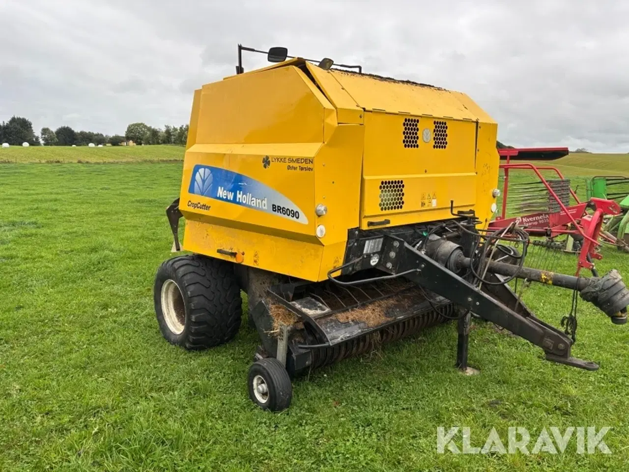 Billede 7 - Rundballepresser New Holland BR6090 Græs/halm