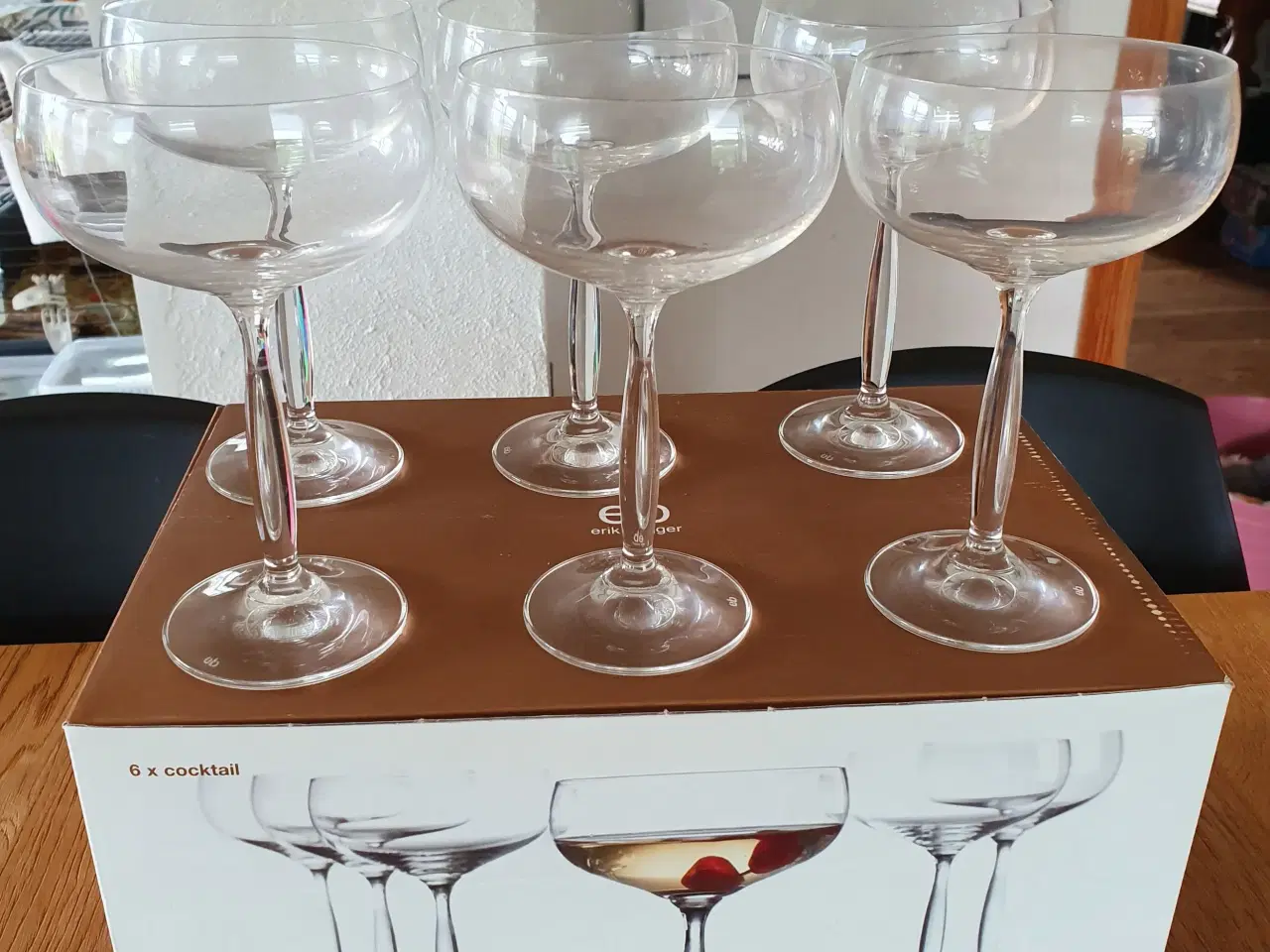 Billede 1 - 6 Erik Bagger cocktailglas